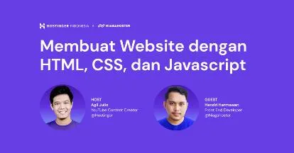 Membuat Website dengan HTML, CSS, dan Javascript